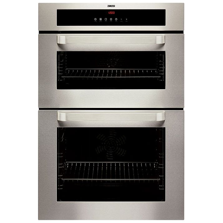 Zanussi ZOD690X Double Electric Oven, Stainless Steel at John Lewis