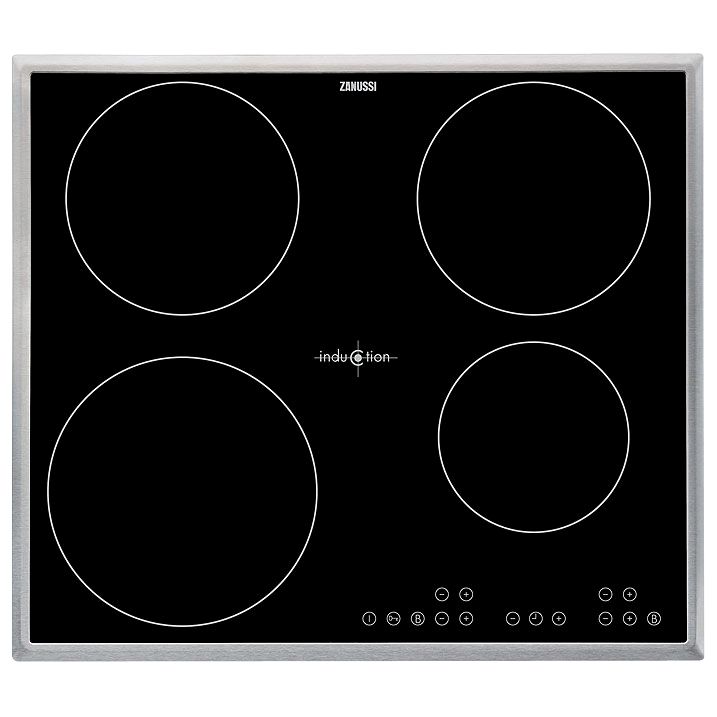 Zanussi ZIT64X Ceramic Induction Hob, Black at JohnLewis