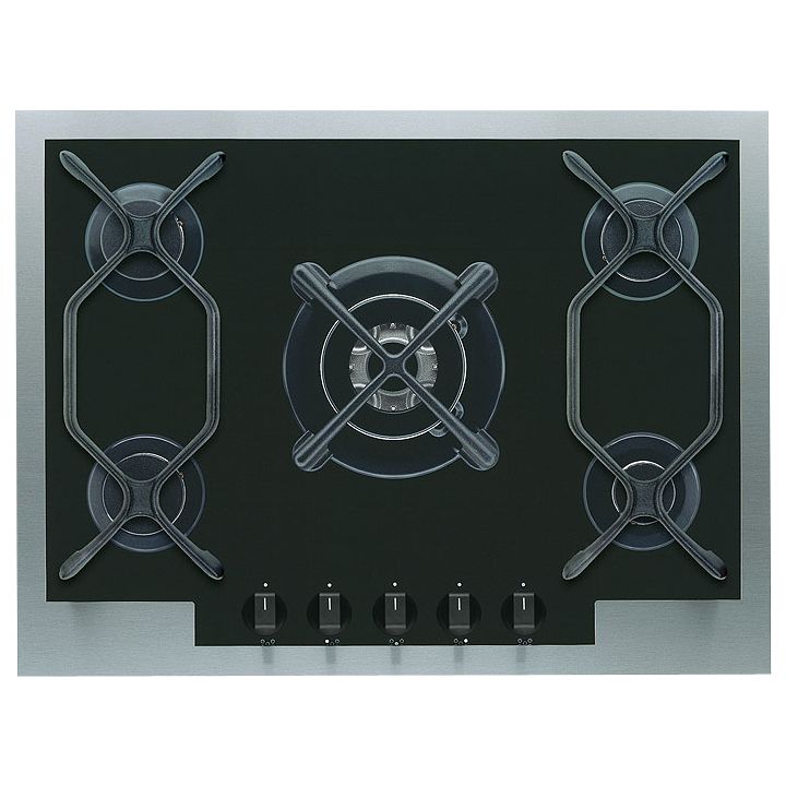 Zanussi ZGG782CTX Gas Hob, Stainless Steel at John Lewis