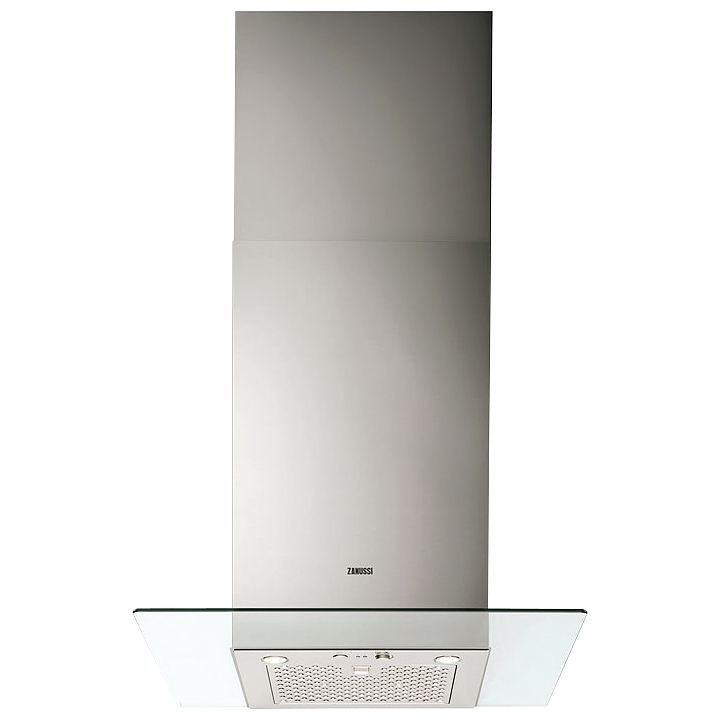 Zanussi ZHC6454X Chimney Cooker Hood, Stainless Steel at John Lewis