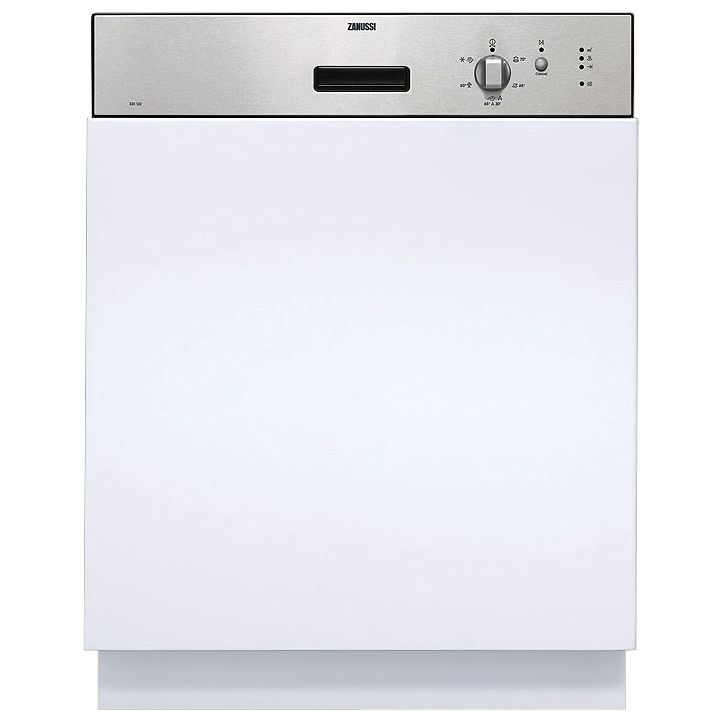 Zanussi ZDI122X Semi-Integrated Dishwasher, Stainless Steel at John Lewis