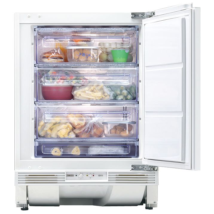 Zanussi ZQF6114A Integrated Freezer, White at John Lewis