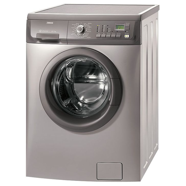 Zanussi ZWF16581G Washing Machine, Graphite at JohnLewis