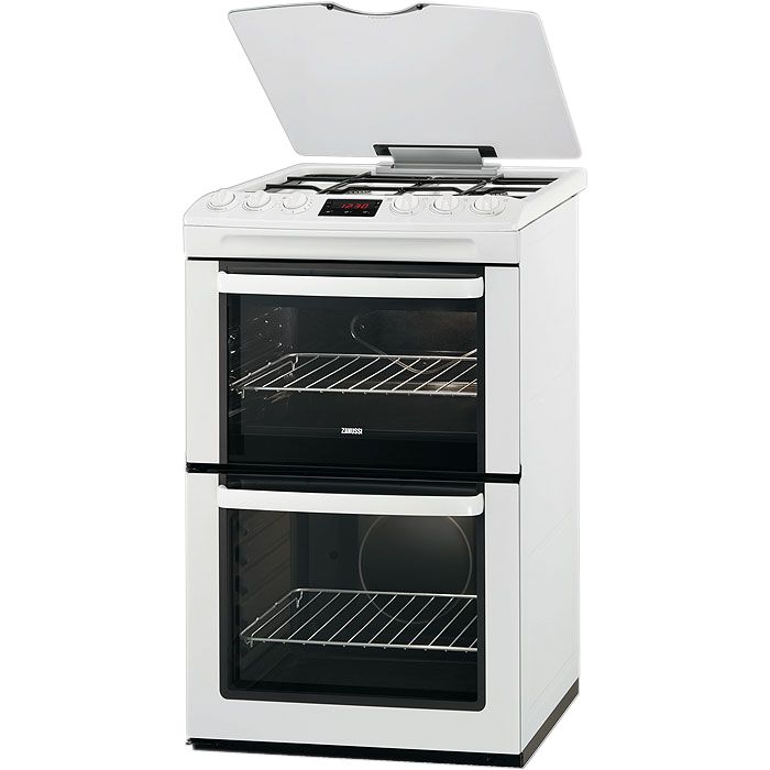 Zanussi ZCG551GWC Gas Cooker, White at John Lewis