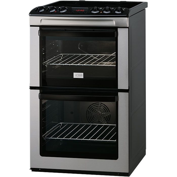 Zanussi ZCV550MXC Electric Cooker, Stainless Steel at John Lewis