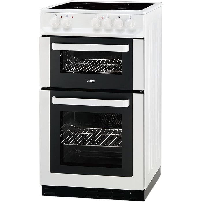 Zanussi ZCV561DW Electric Cooker, White at John Lewis