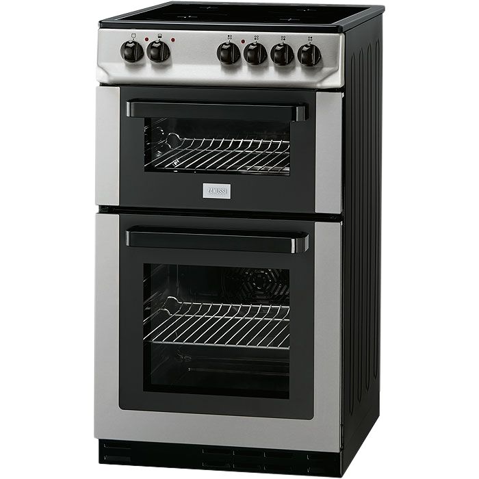 Zanussi ZCV561DX Electric Cooker, Stainless Steel at John Lewis