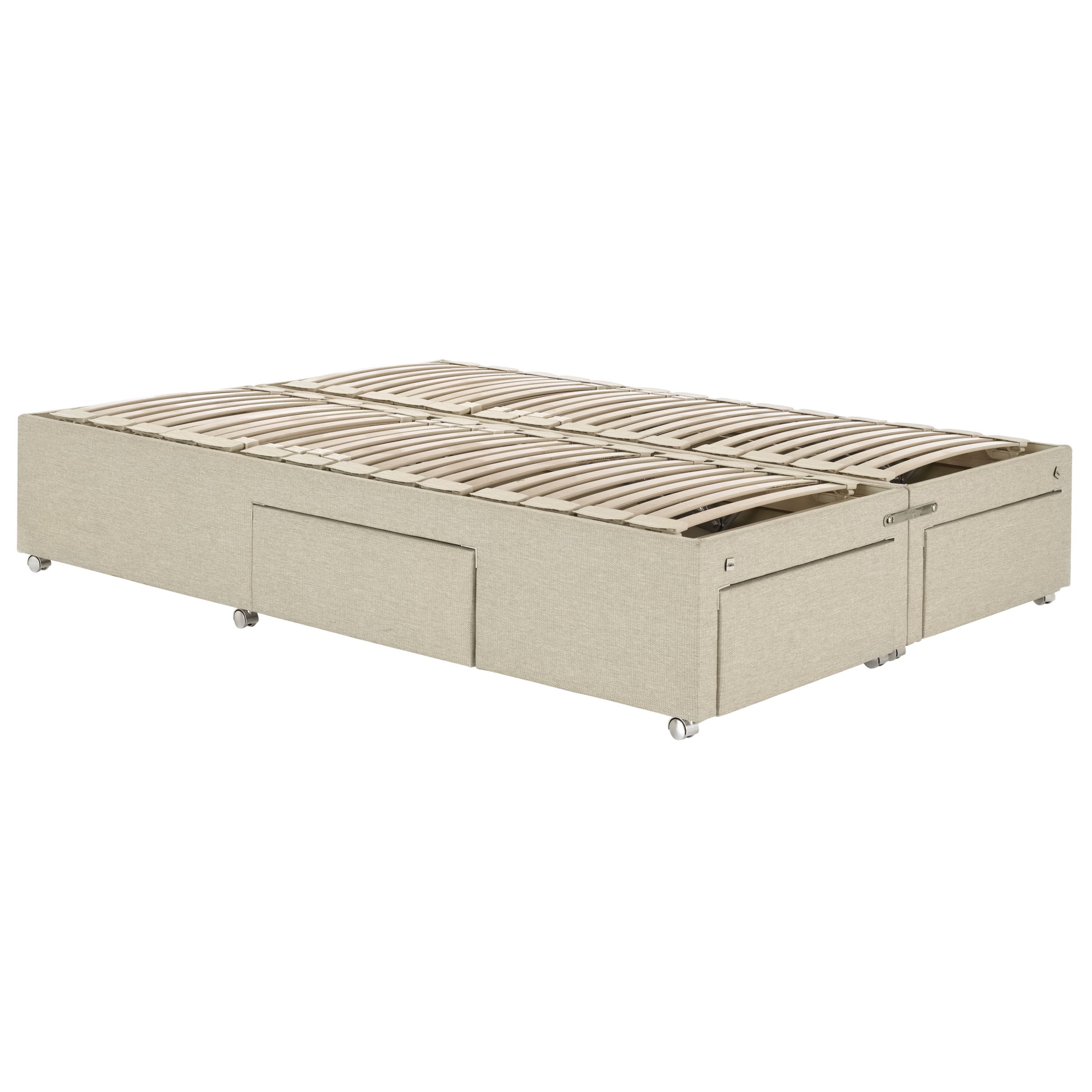 Adjustable Drawer Divan Base, Wheat,