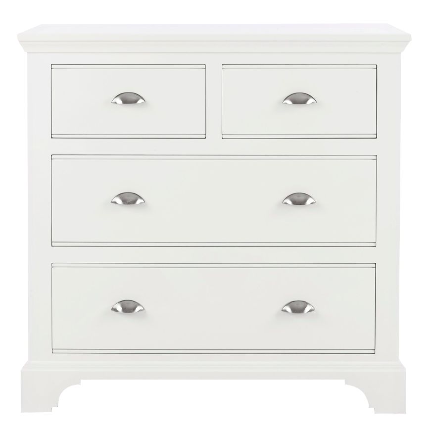 John Lewis Hampton 2 2 Drawer Chest, White