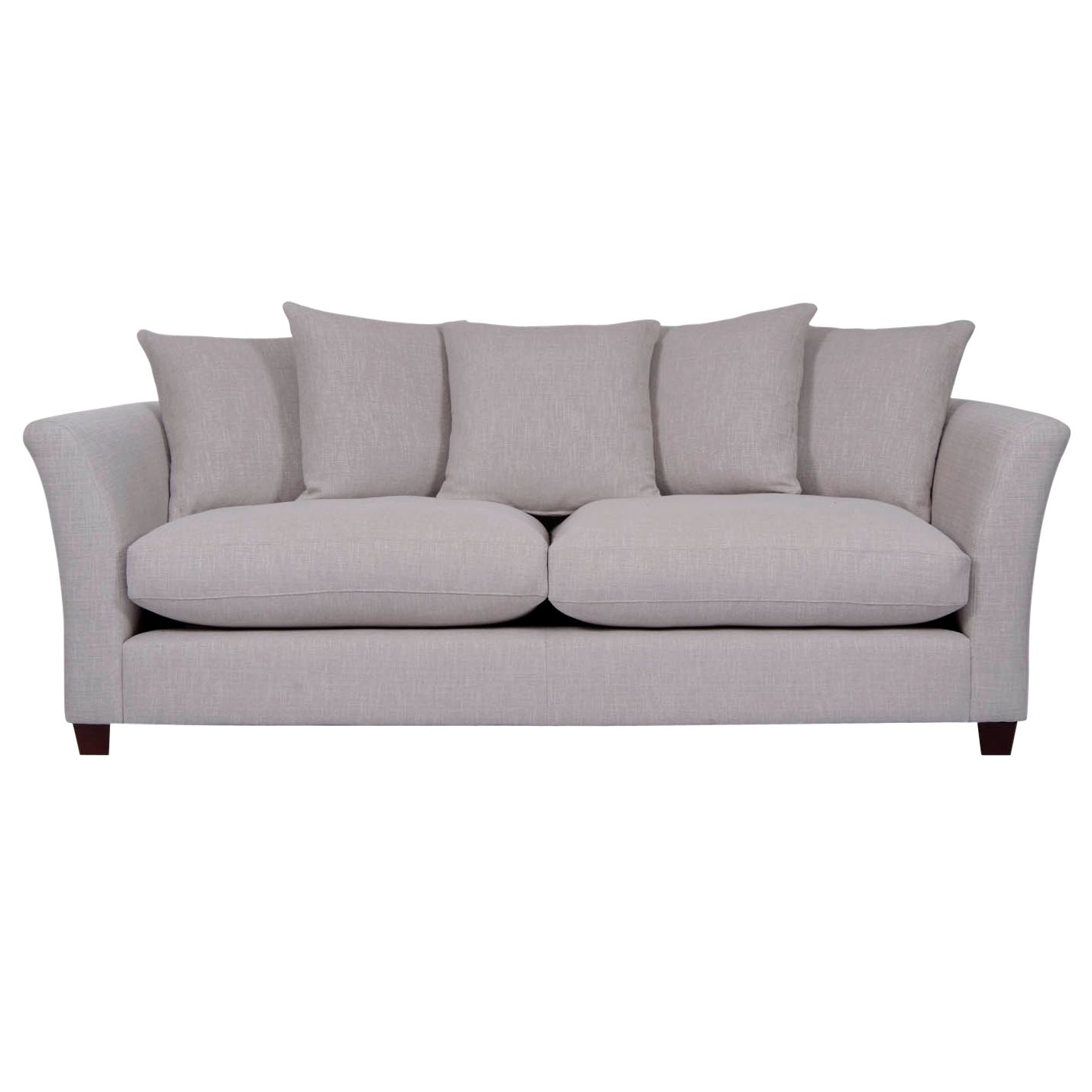 John Lewis Options Scatter Back Flared Arm Grand Sofa, Ice at John Lewis