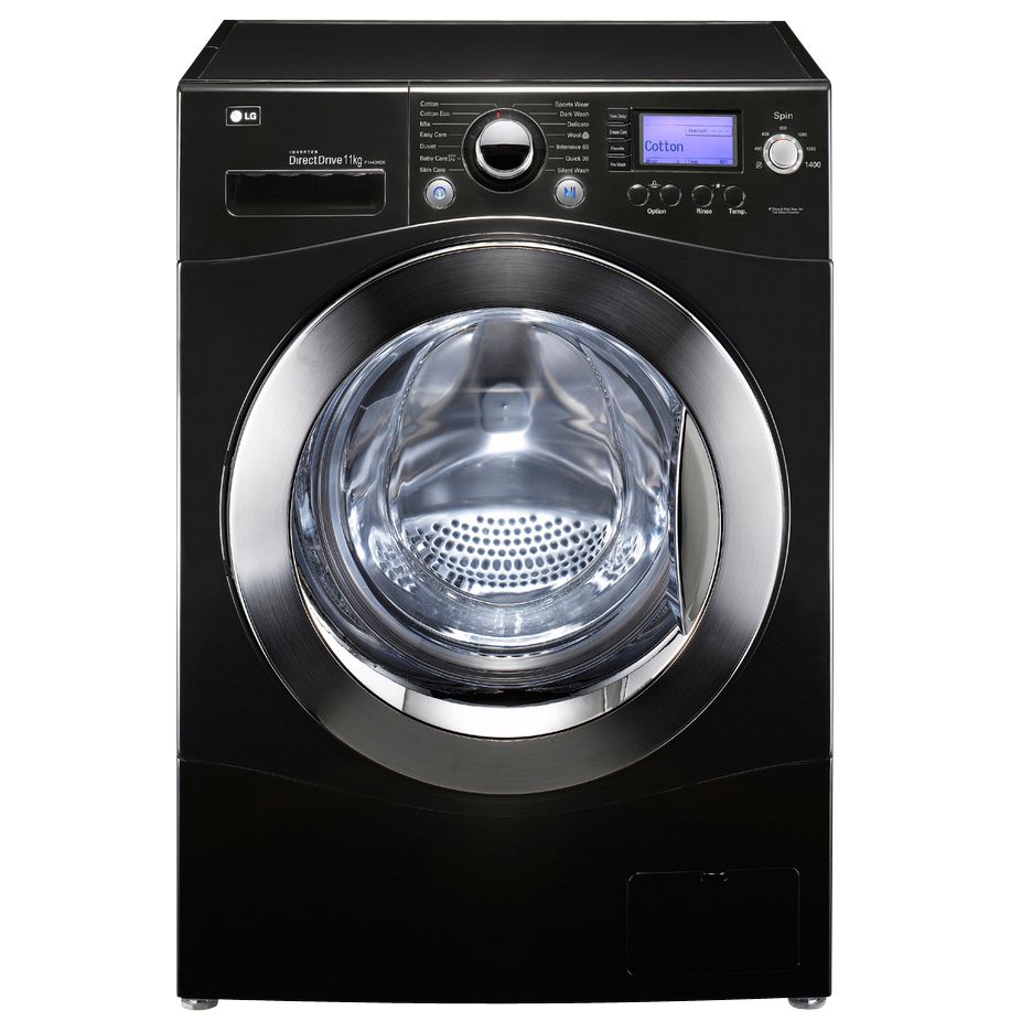 LG F1443KD6 Direct Drive Washing Machine, Black at JohnLewis