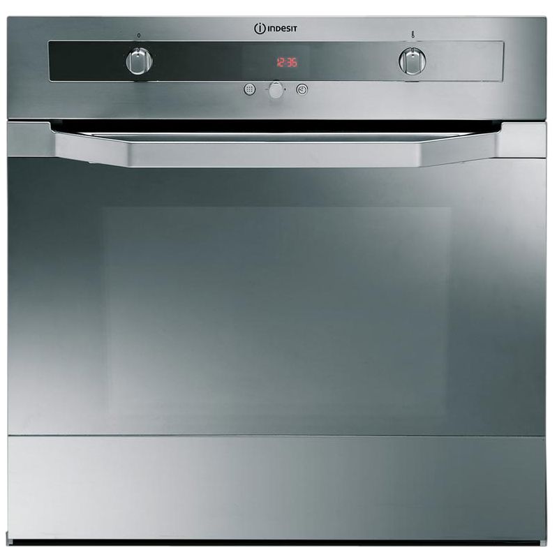 Indesit IF89KAIX Single Electric Oven, Stainless Steel at John Lewis