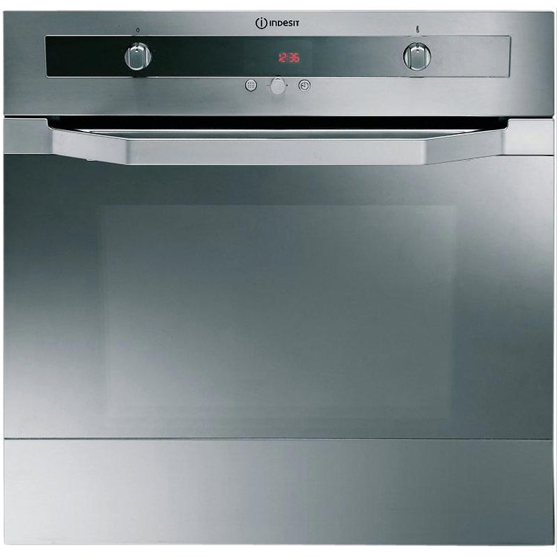 Indesit IF89KGPAIX Single Electric Oven, Stainless Steel at John Lewis