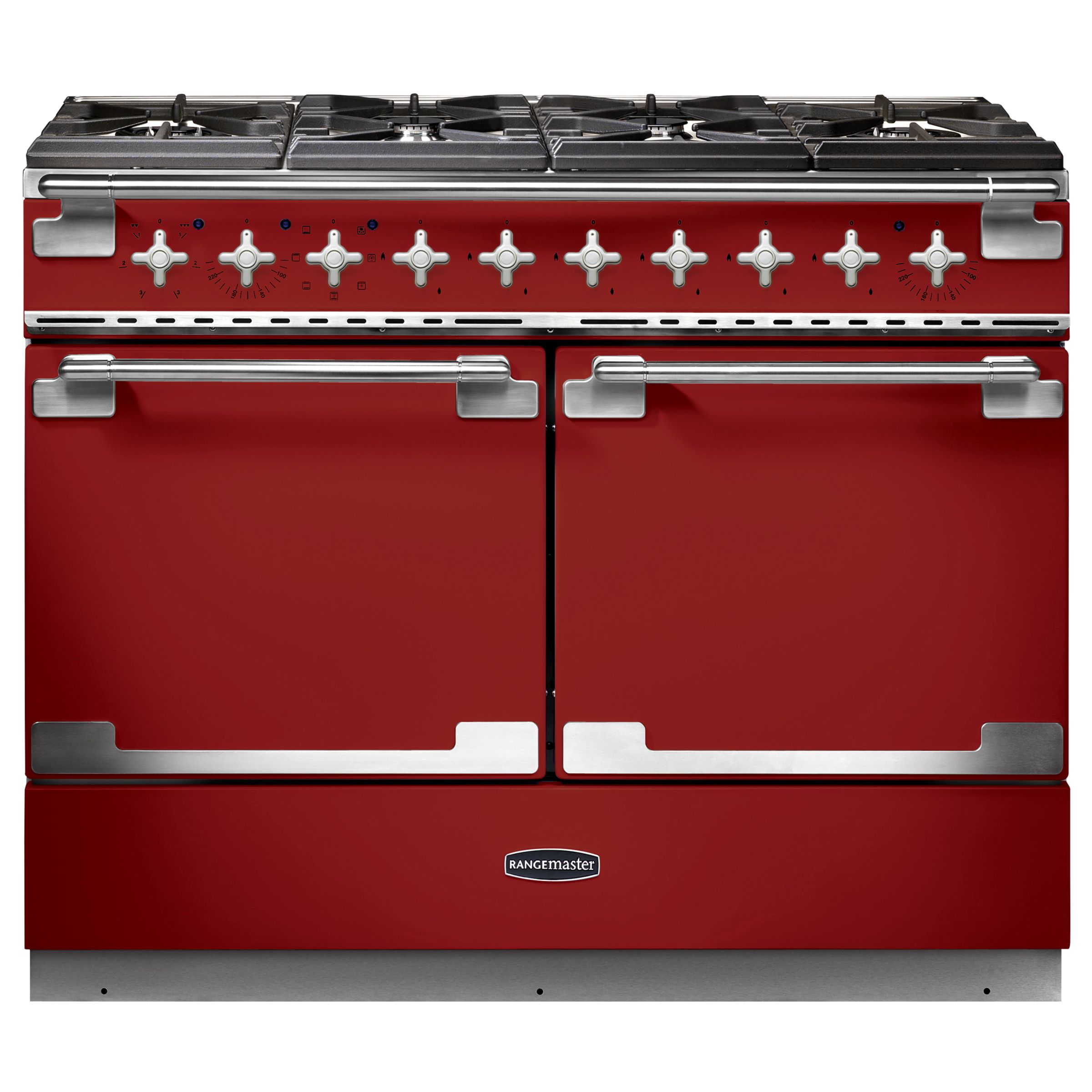 Rangemaster Elise SE 110 Dual Fuel Cooker, Red at JohnLewis