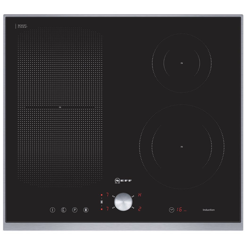 Neff T44T43N0 Ceramic Induction Hob, Black at John Lewis