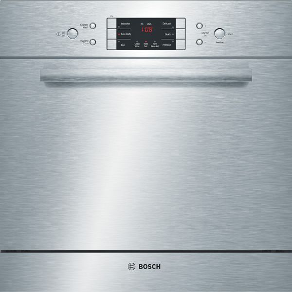 Bosch SCE63M05GB Integrated Dishwasher, Brushed Steel at John Lewis