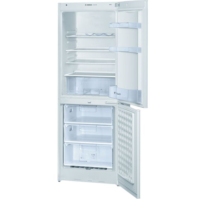 Bosch Classixx KGV33V10GB Fridge Freezer, White at John Lewis