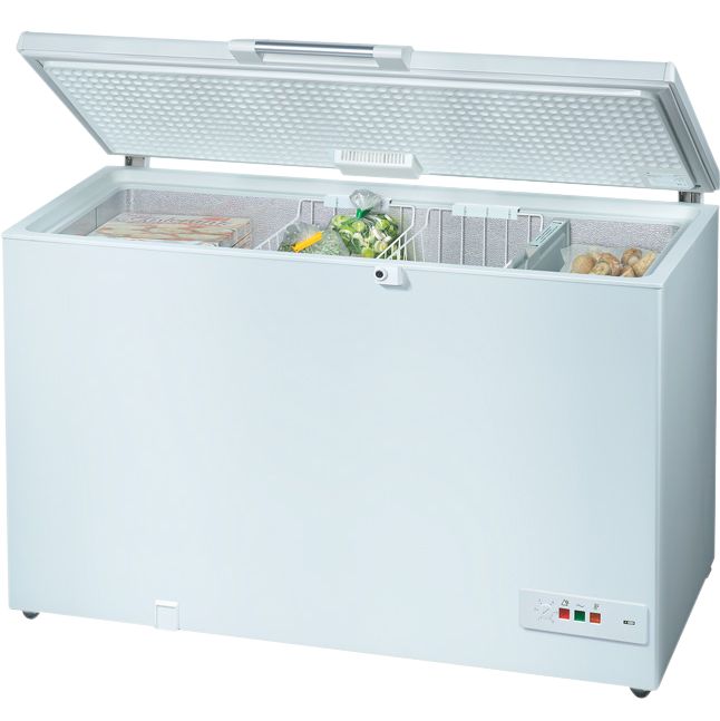 Bosch GTM30A30GB Chest Freezer, White at John Lewis