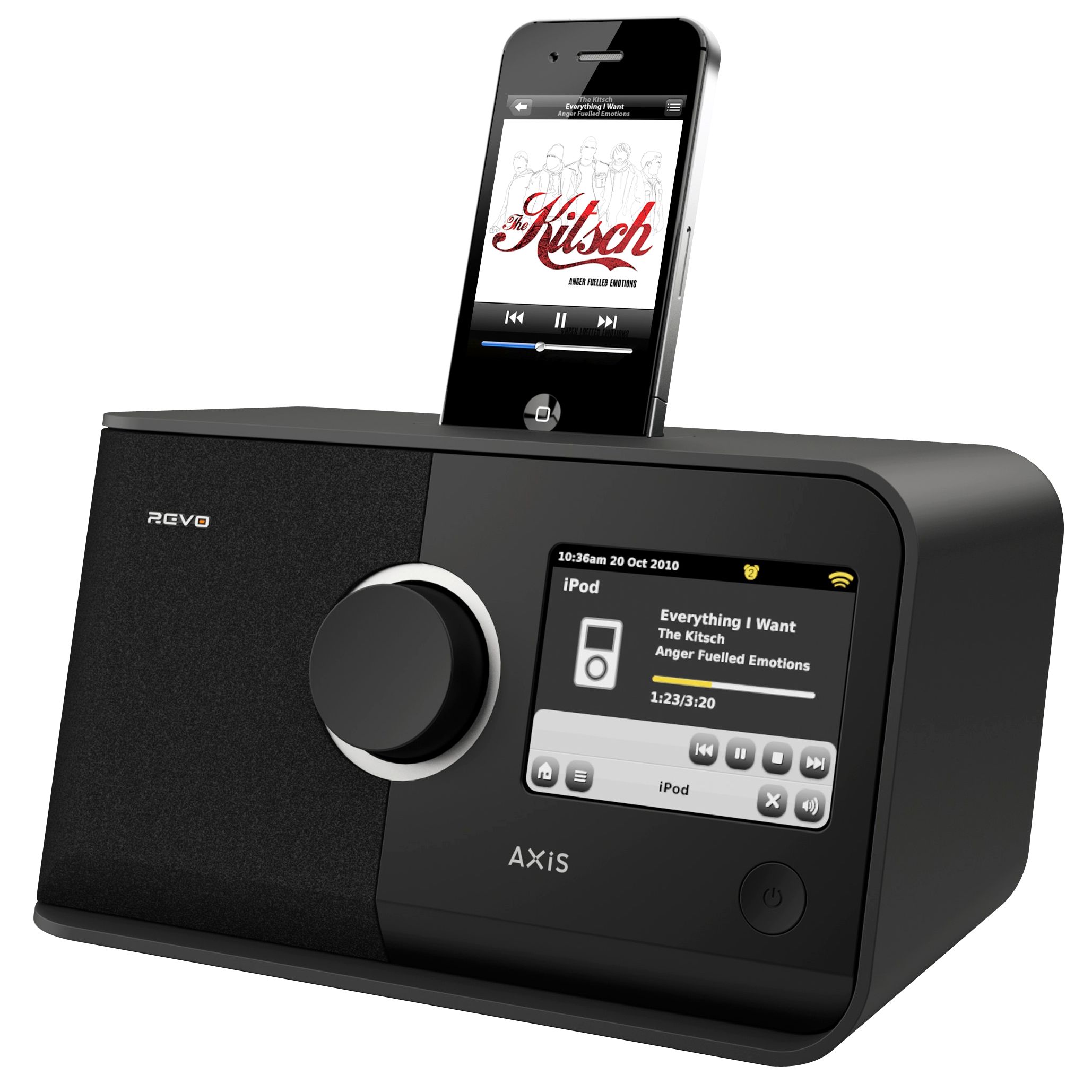 Revo AXiS DAB Internet Radio and iPod Dock at JohnLewis