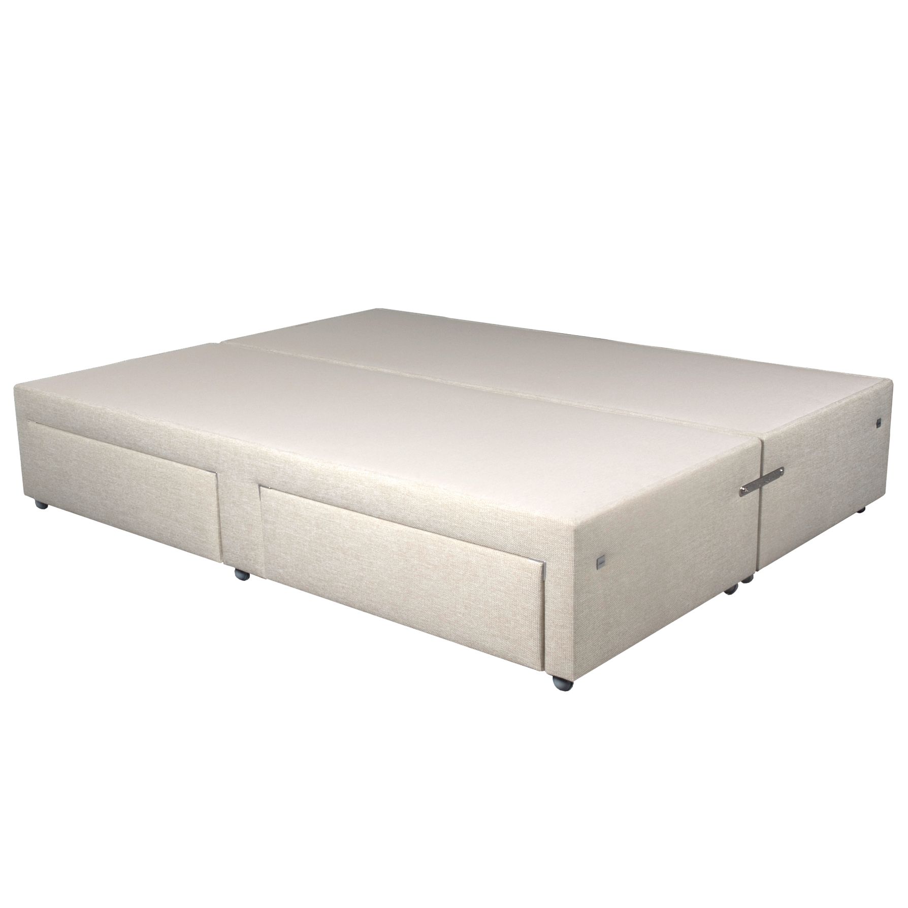 Tempur Platform Top Divan Base, 4 Drawer, Kingsize at John Lewis