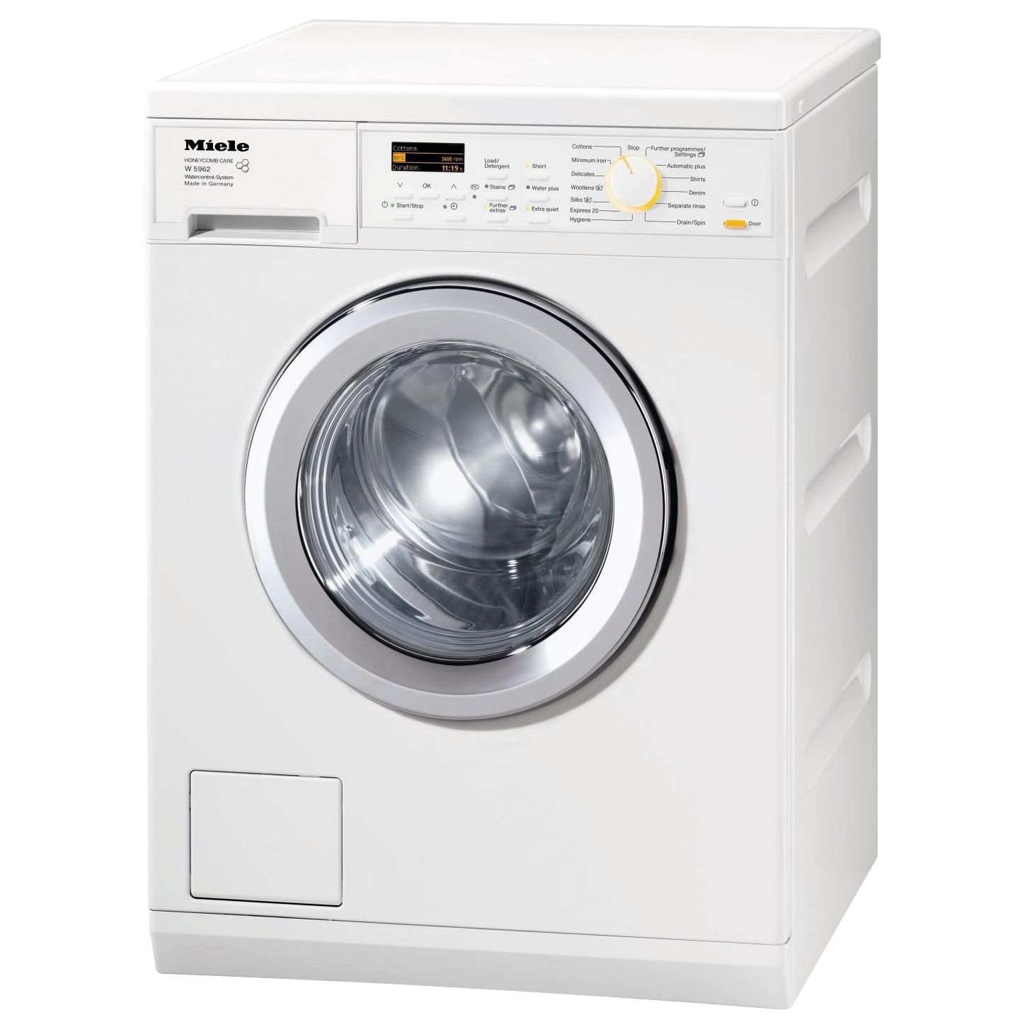 Miele W5962 Washing Machine, White at John Lewis