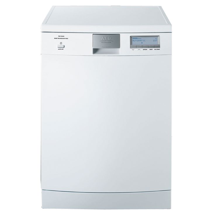 AEG F99000P Dishwasher, White at John Lewis