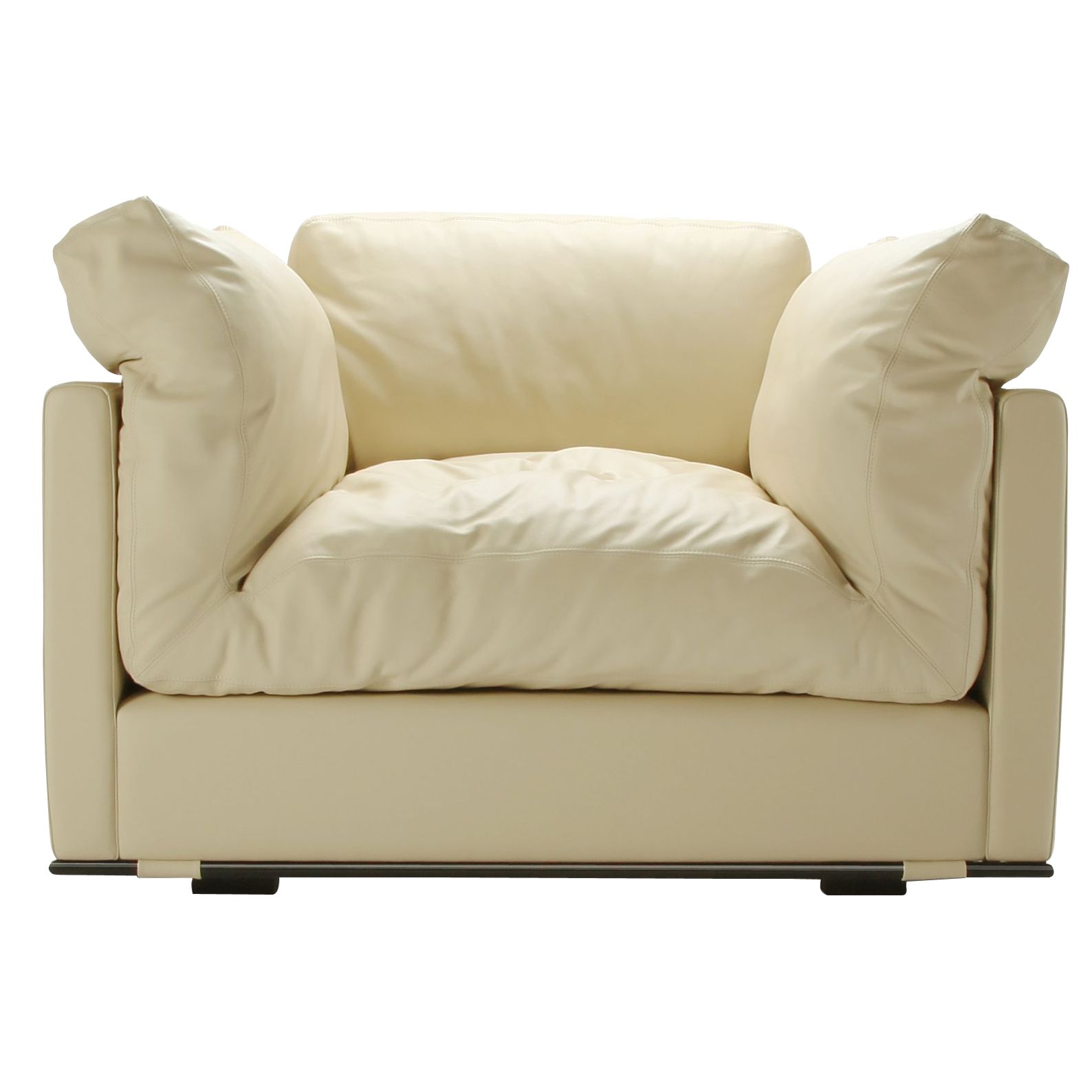 John Lewis Doona Leather Snuggler, Ivory at John Lewis