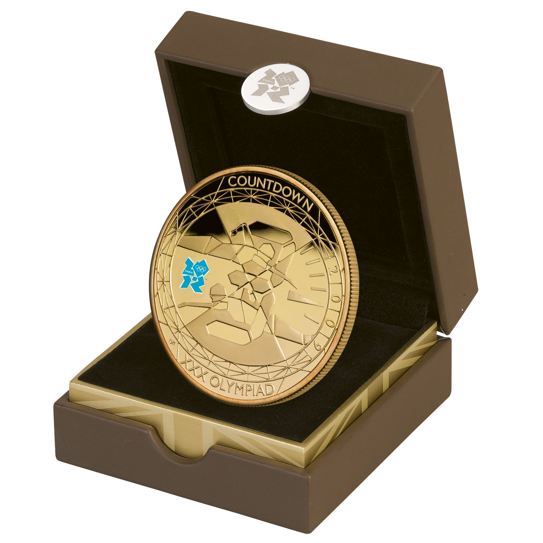 Royal Mint London 2012 Olympic Games Gold Countdown £5 Coin 2009 at John Lewis
