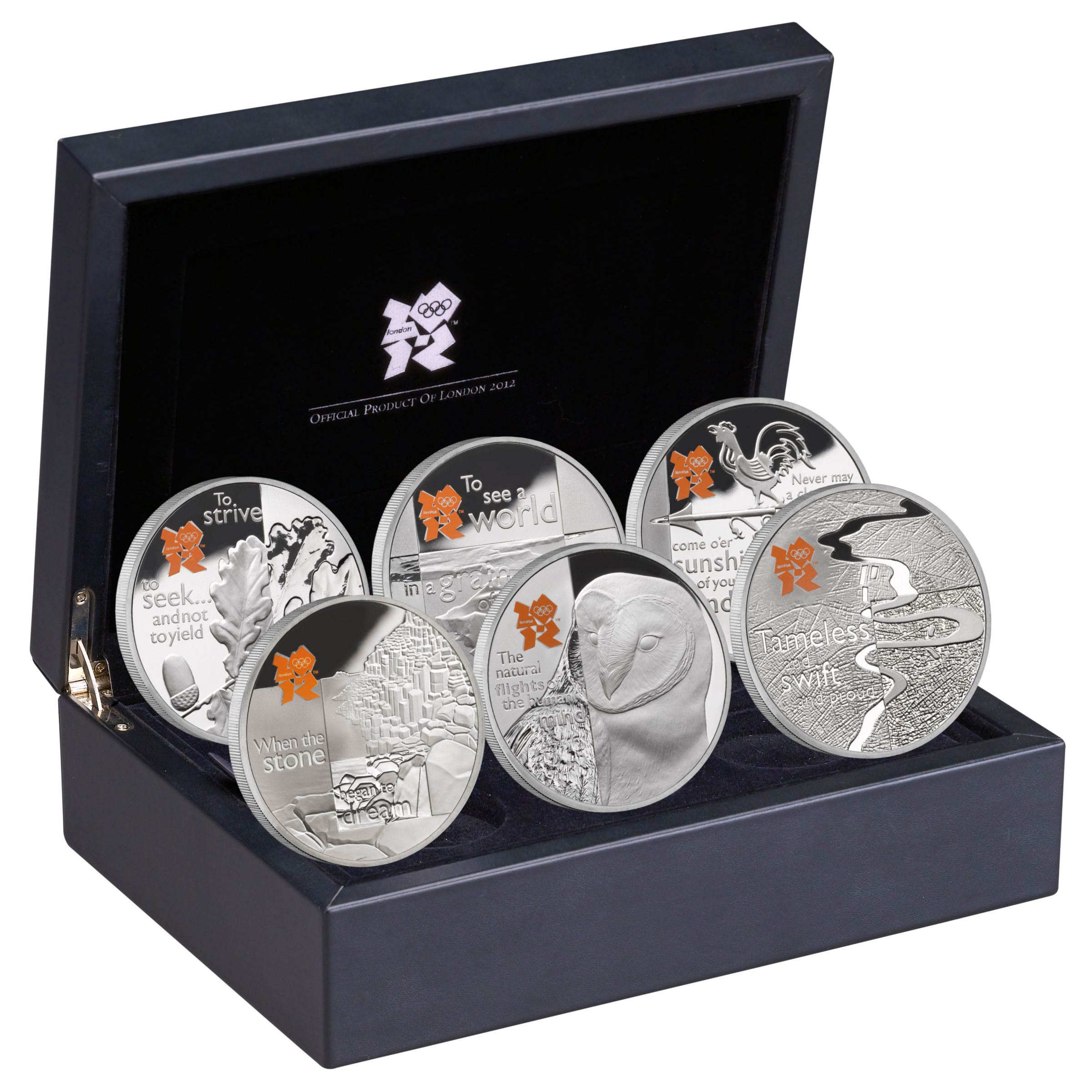 Royal Mint London 2012 Olympic Games, The Body Collection of Coins, Set of 6 at John Lewis