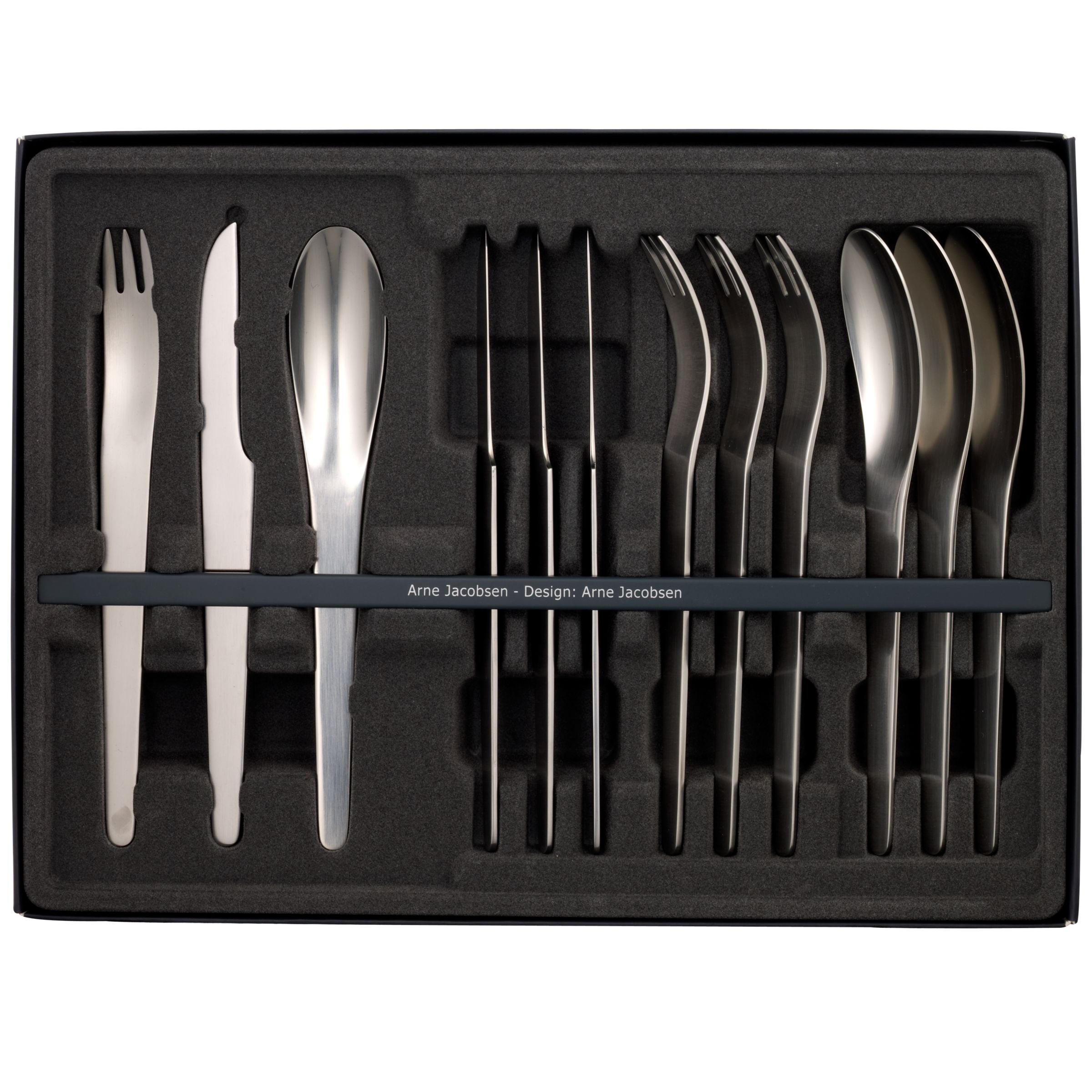 Georg Jensen Arne Jacobsen 12 Piece Cutlery Set at John Lewis