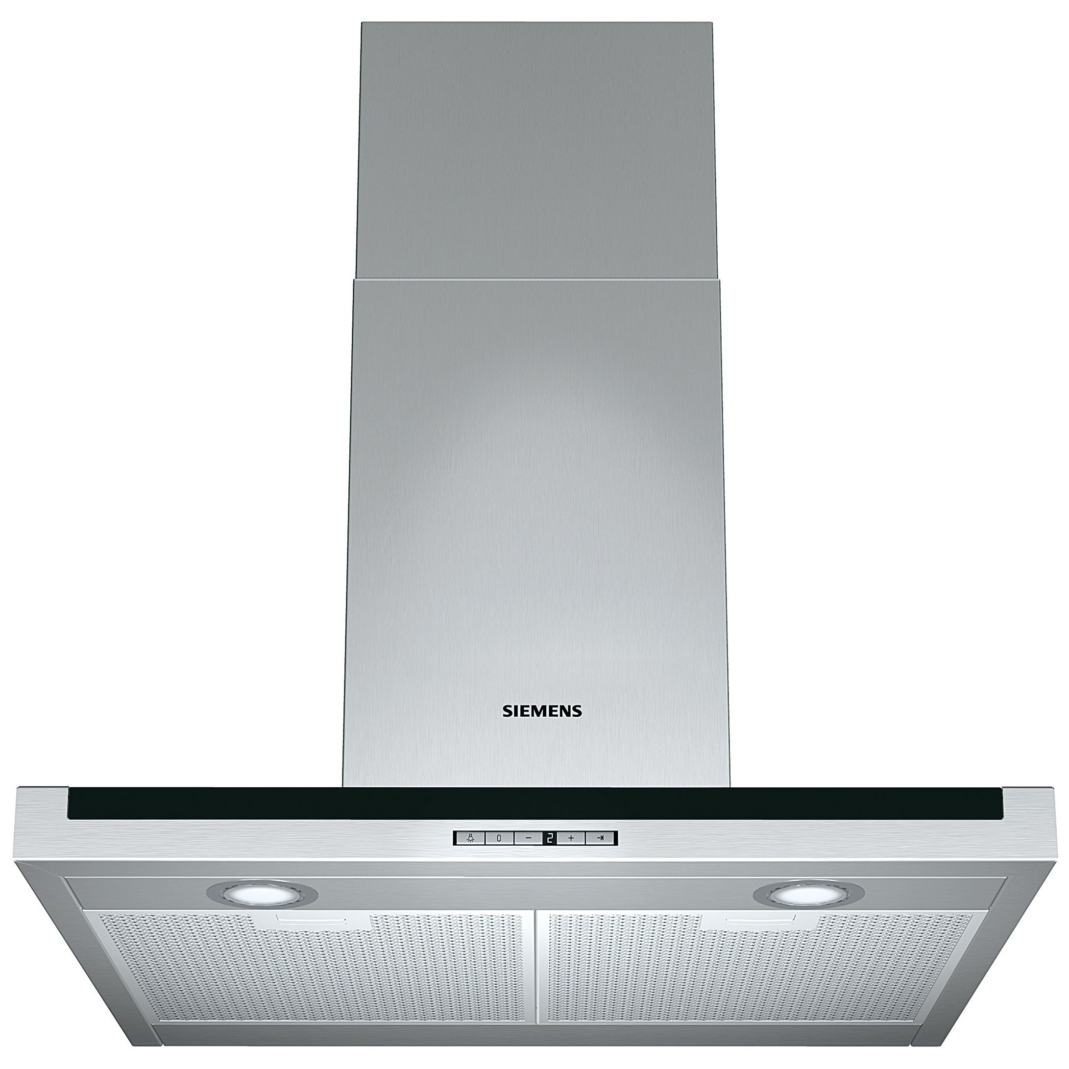 Siemens LC656BB60B Chimney Hood, Stainless Steel at John Lewis