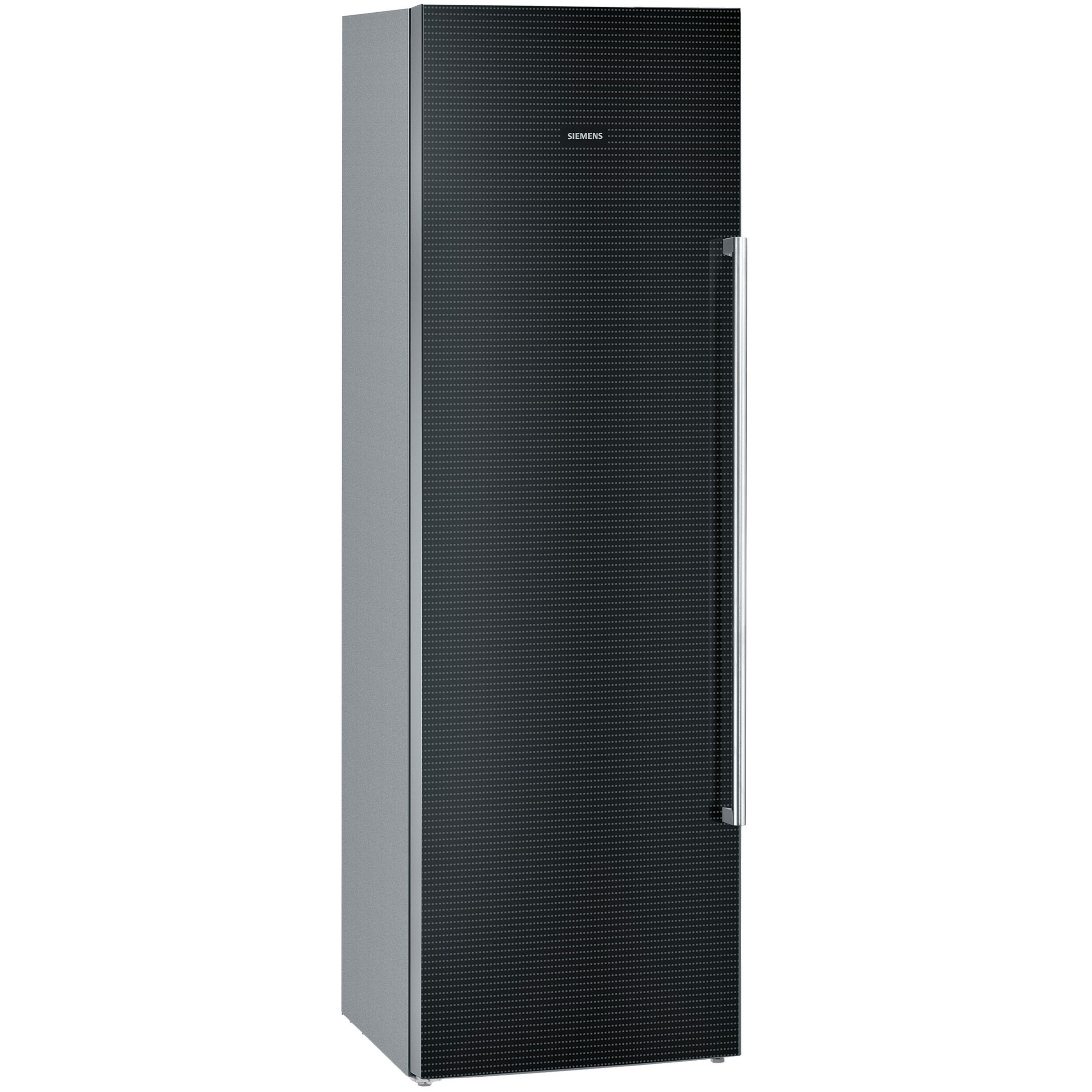 Siemens KS38RS51 Larder Fridge, Black Glass at John Lewis