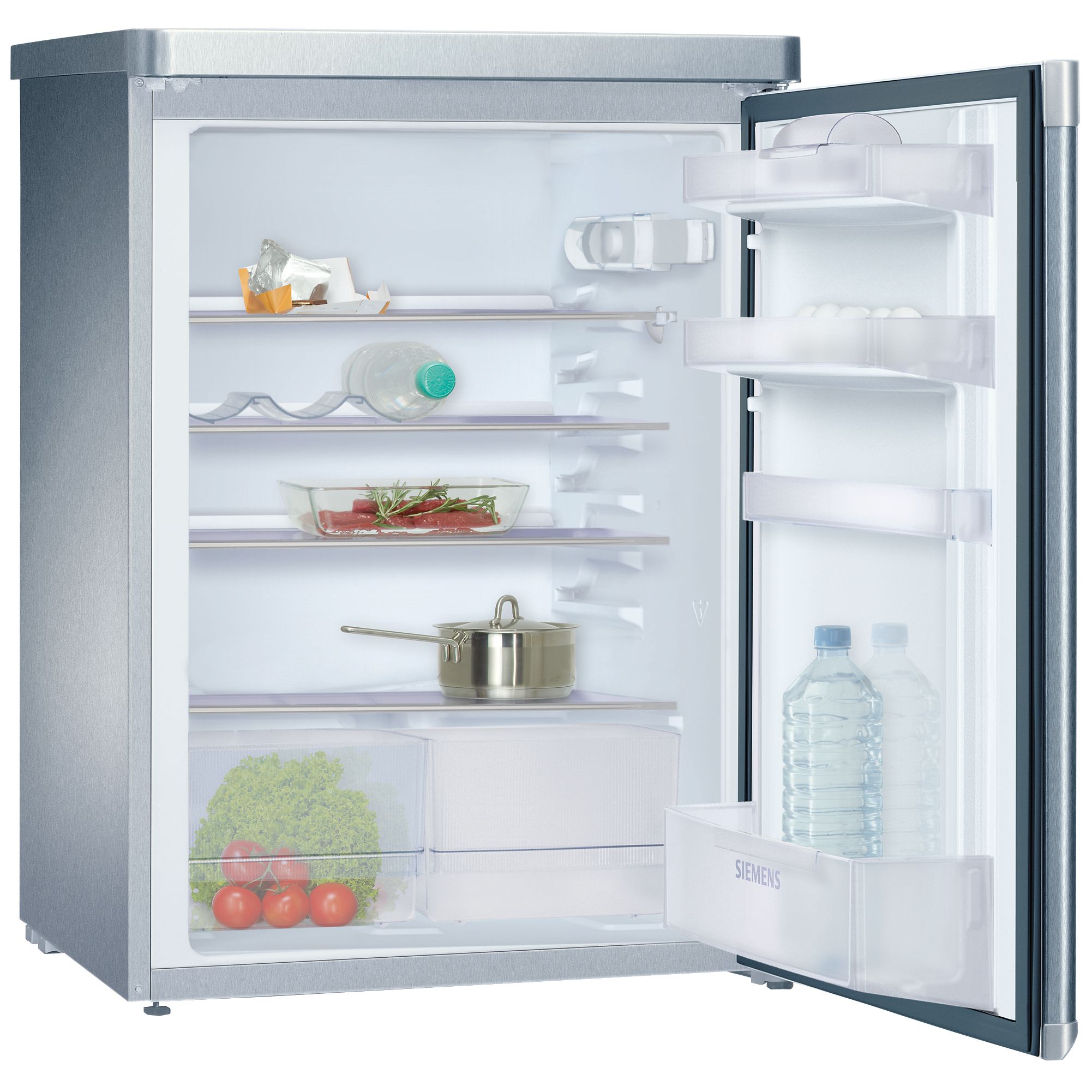 Siemens KT16RP43GB Larder Fridge, Stainless Steel Look at John Lewis