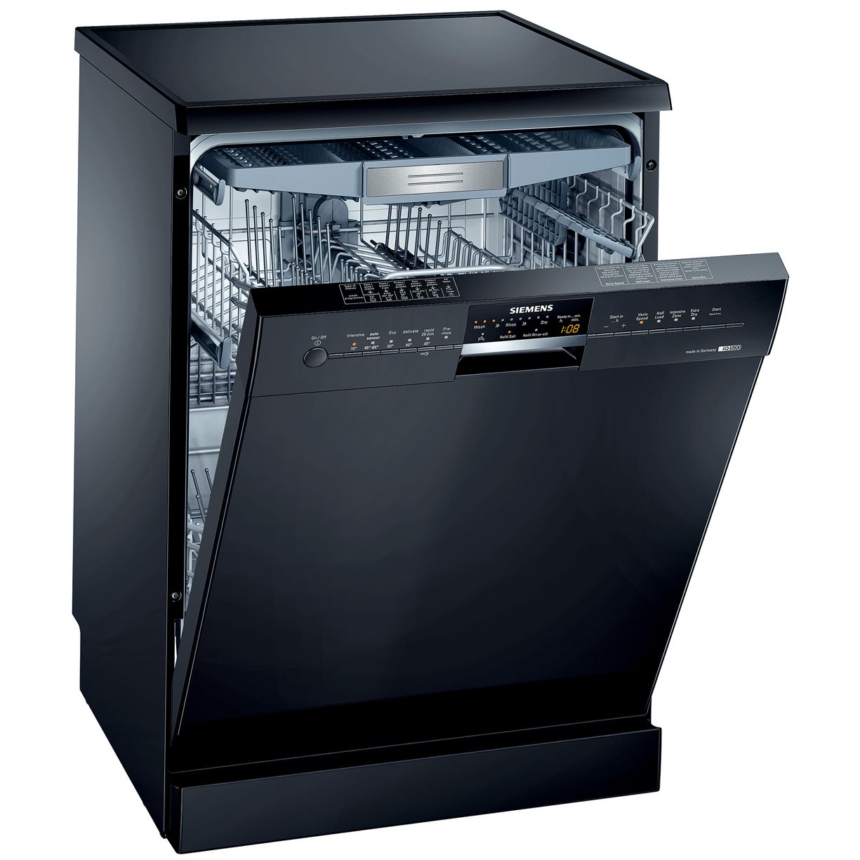 Siemens SN26M691GB Dishwasher, Black at John Lewis