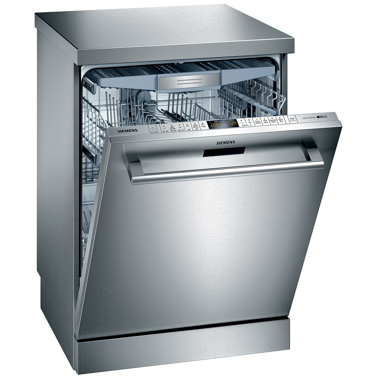 Siemens SN26T592GB Dishwasher, Stainless Steel at John Lewis