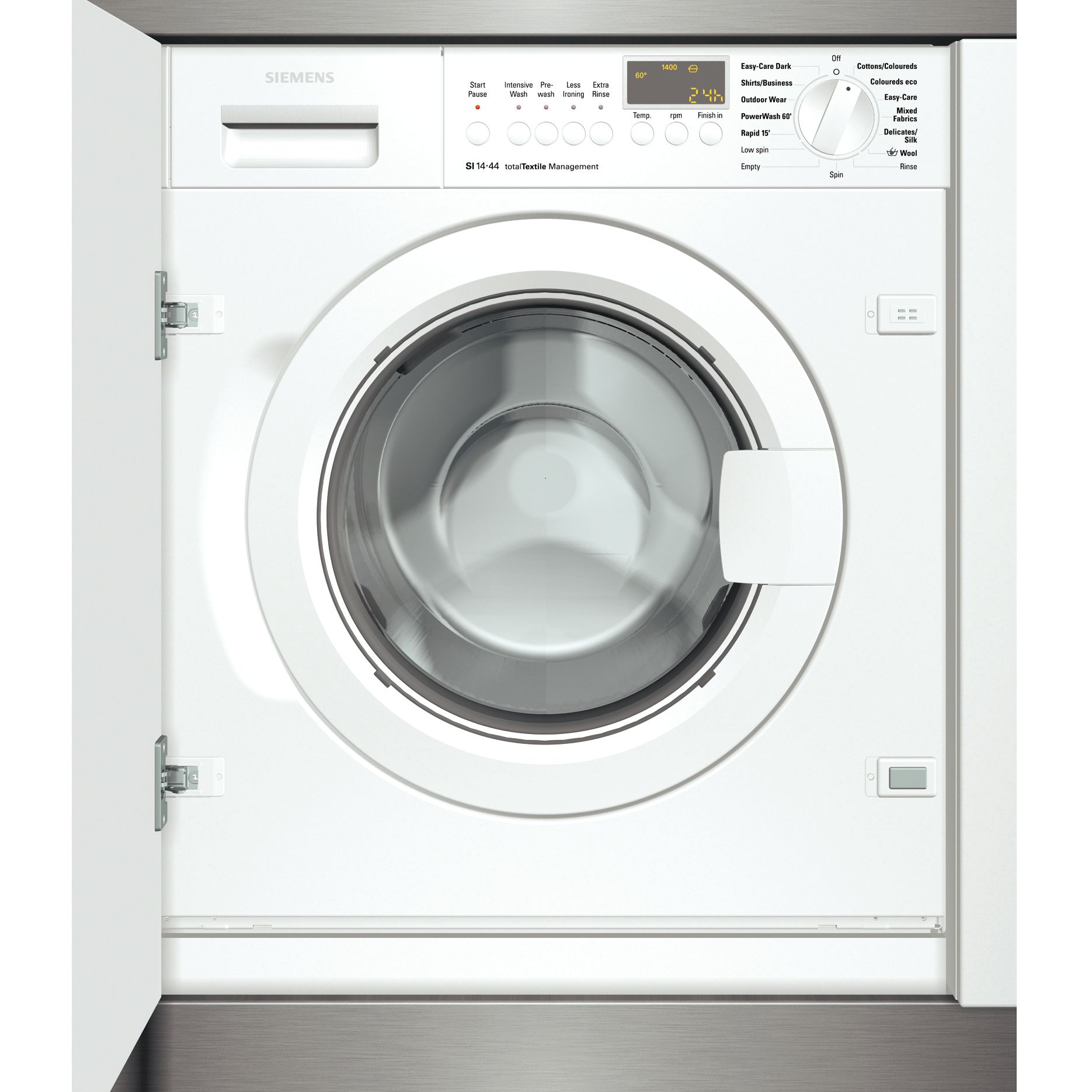 Siemens WI14S440GB Integrated Washing Machine at John Lewis