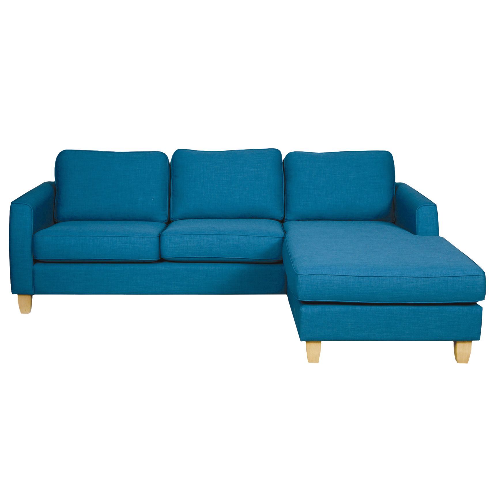 Portia RHF Chaise End Sofa, Teal /