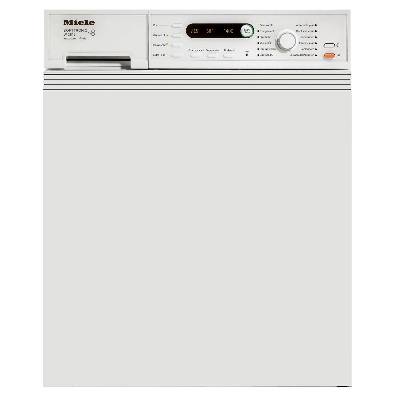 Miele W2819i Semi-Integrated Washing Machine, White at JohnLewis