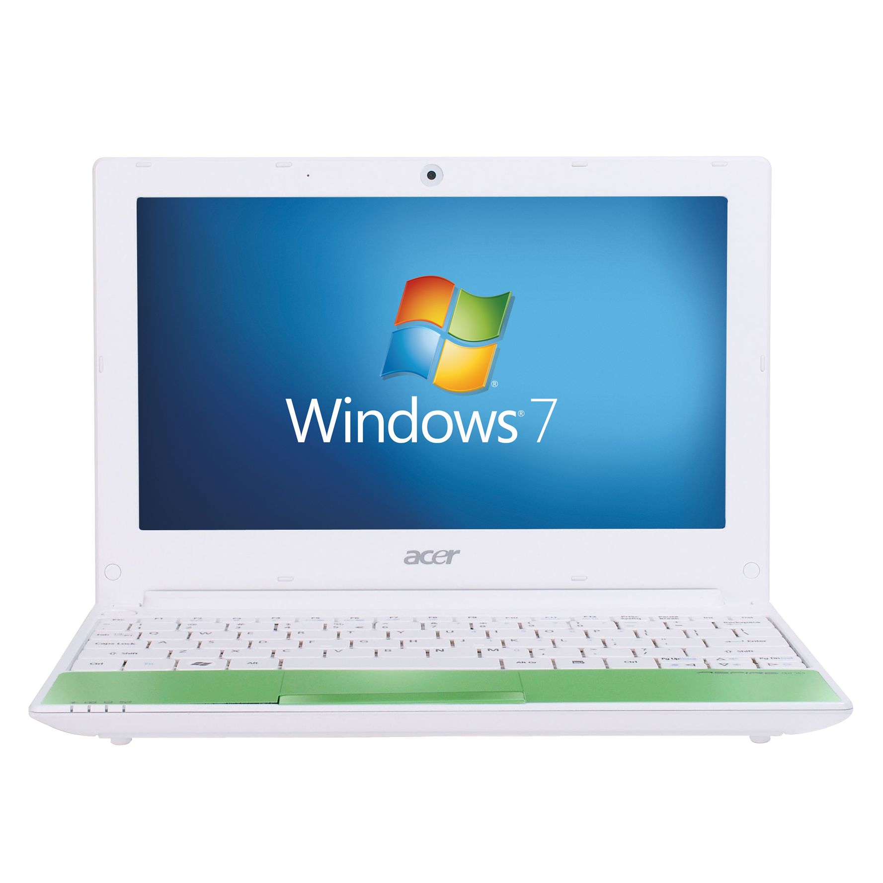 Acer Aspire One Happy Netbook, 1.66GHz with 10.1 Inch Display, Lime Green at John Lewis