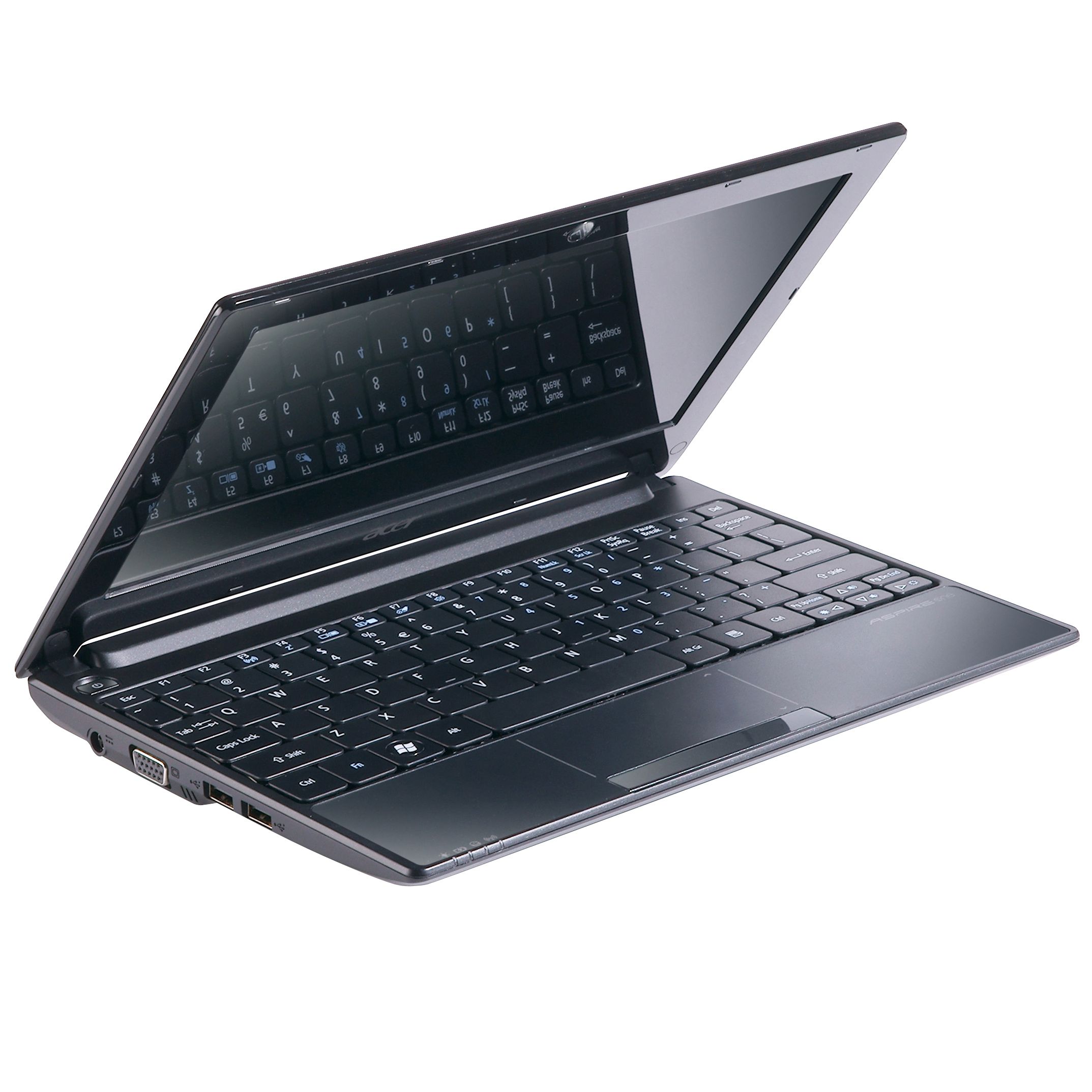 Acer Aspire One D255 Netbook, 1.66GHz with 10.1 Inch Display, Black at JohnLewis