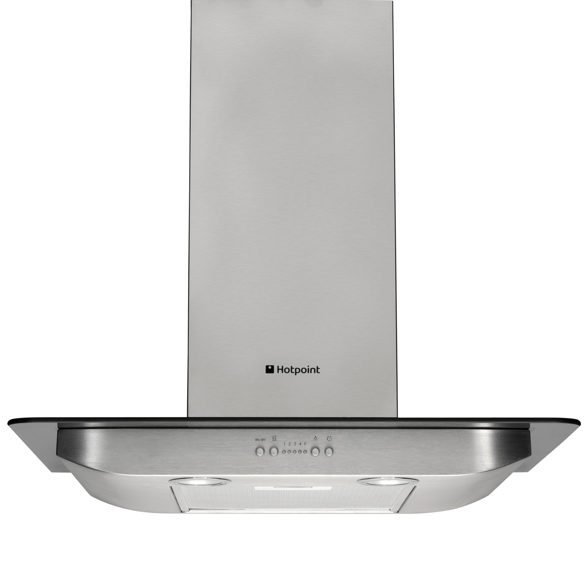 Hotpoint HSD6E Chimney Cooker Hood, Stainless Steel at John Lewis