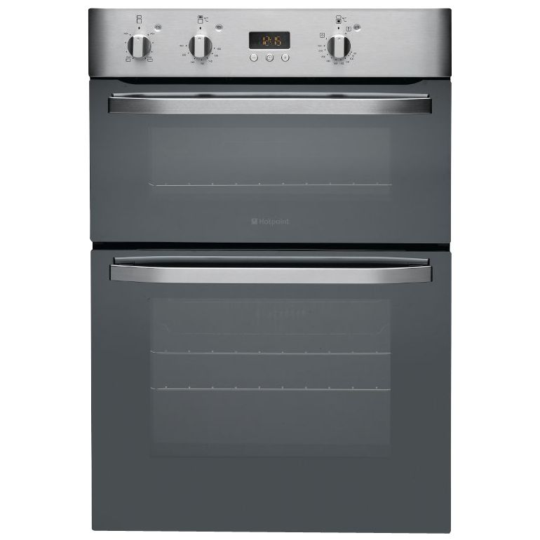 Hotpoint DH53CX Double Electric Oven, Stainless Steel at John Lewis
