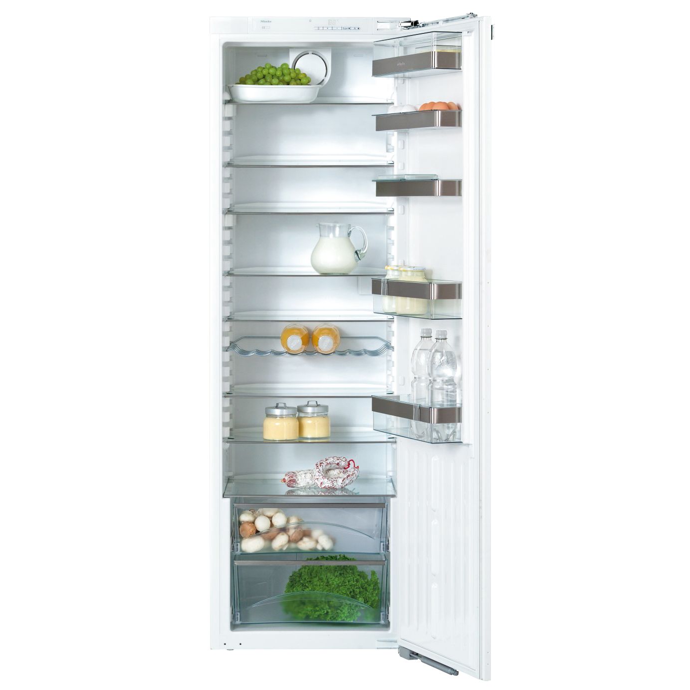 Miele K9752ID-1 Tall Integrated Larder Fridge, White at John Lewis