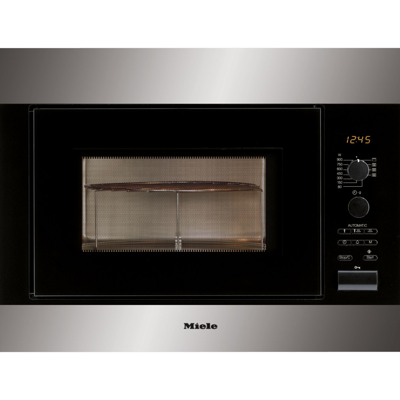 Miele M8261-2 Built-in Microwave, Stainless Steel at John Lewis