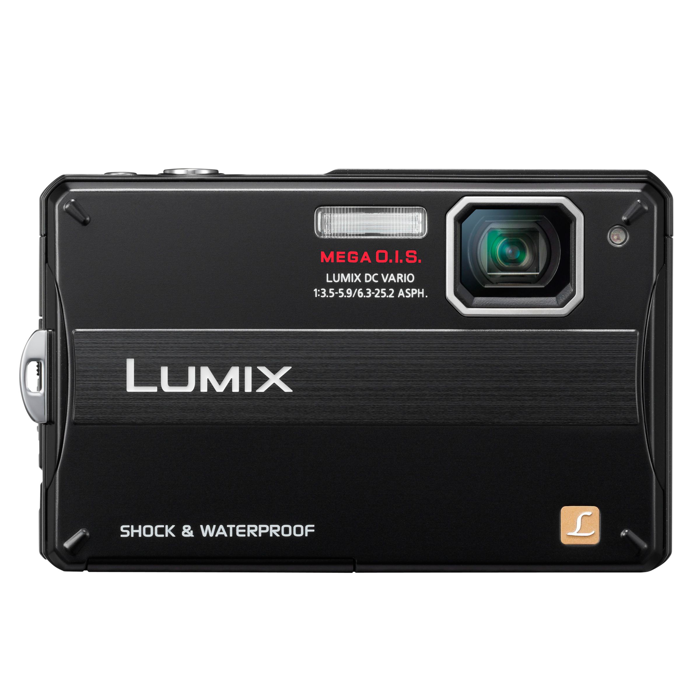 Panasonic Lumix DMC-FT10EB-K Digital Camera, Black at John Lewis