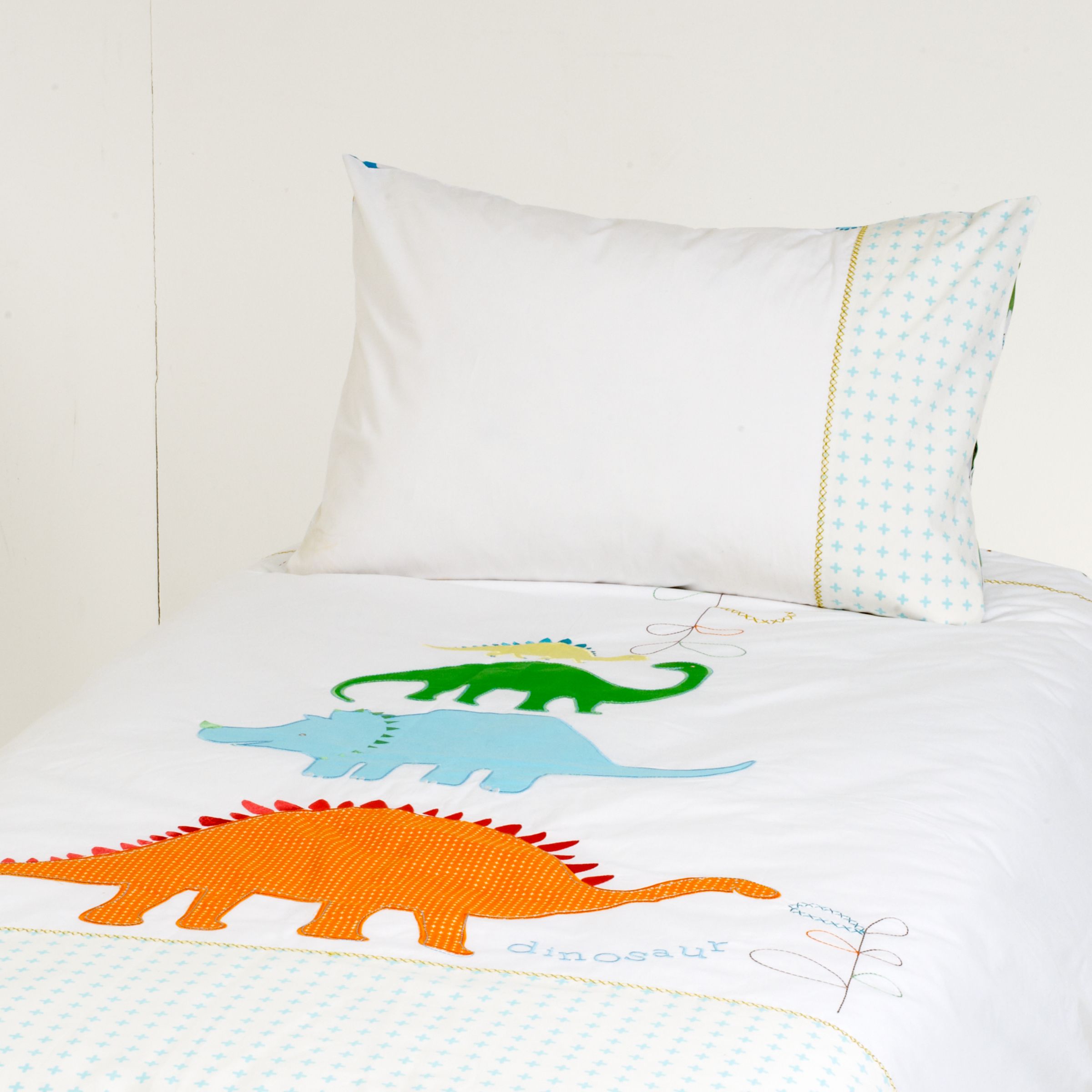 Dinosaur Cotbed Duvet Cover and