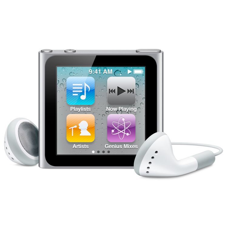 New Apple iPod nano, 16GB, Silver at John Lewis