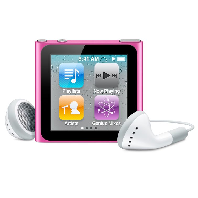 New Apple iPod nano, 16GB, Pink at JohnLewis