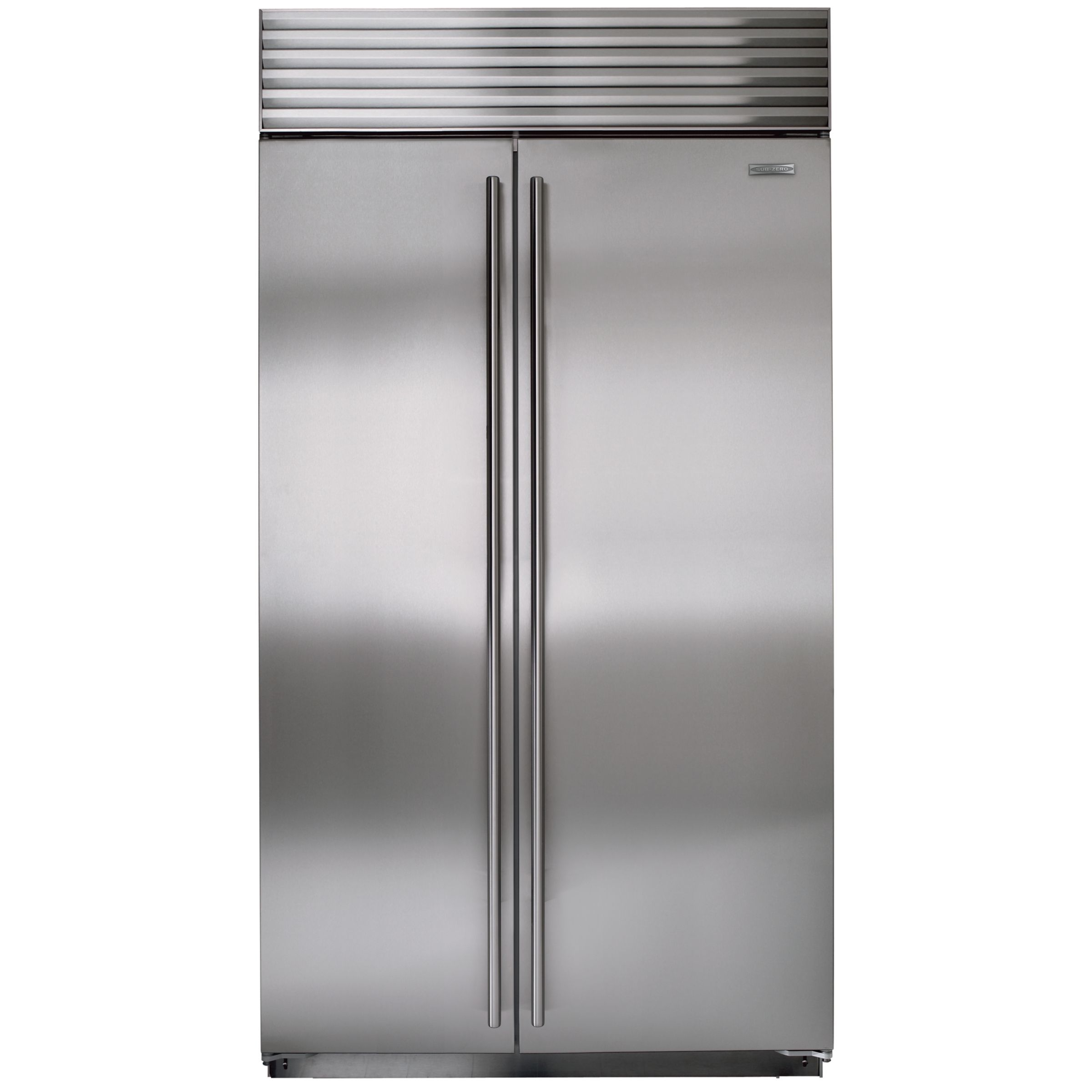 Sub-Zero ICBBI42S/S/TH Side by Side Fridge Freezer, Stainless Steel at John Lewis