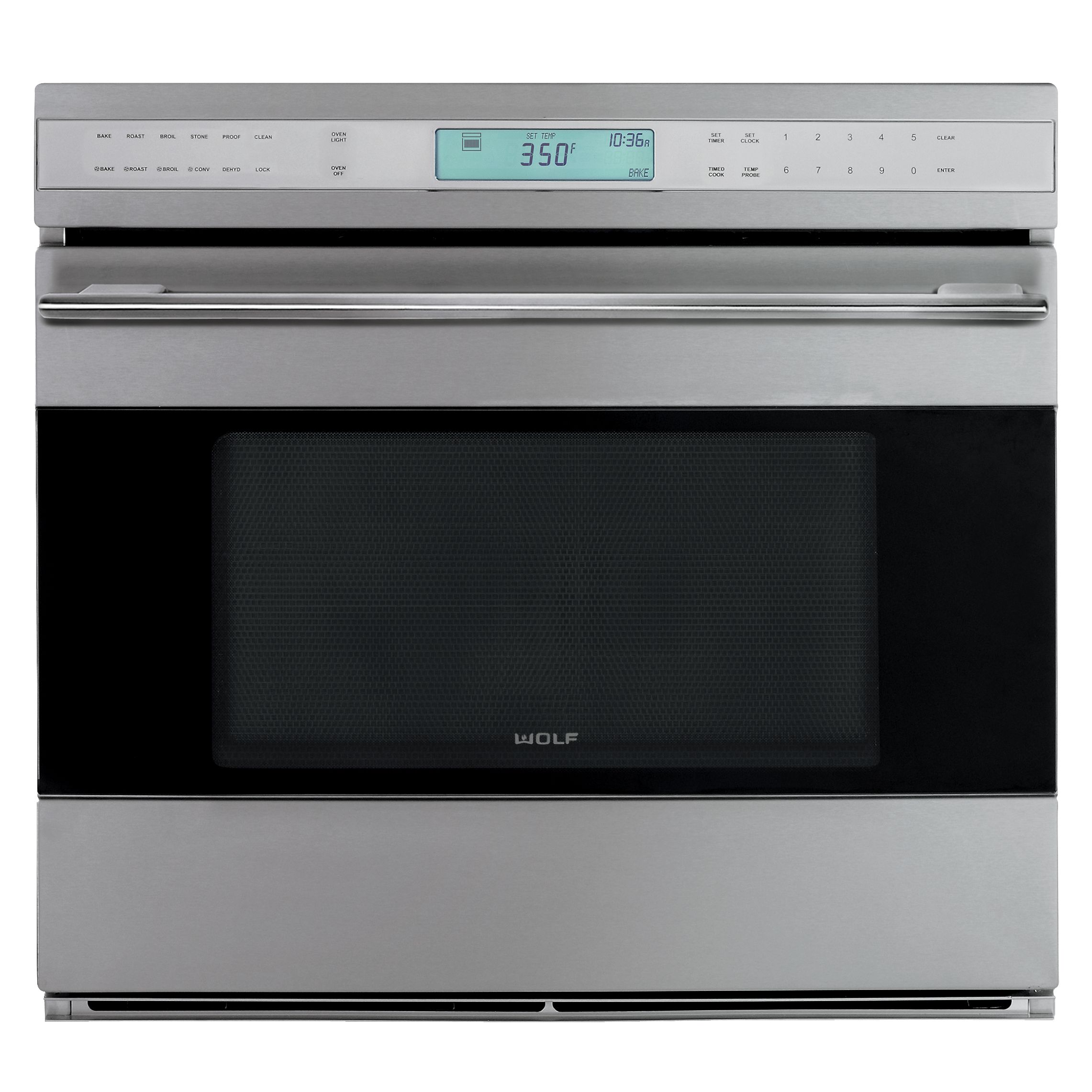 Wolf ICBSO30-2U/S-TH Single Electric Oven, Stainless Steel at John Lewis